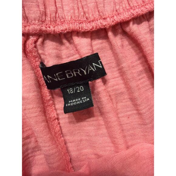 Lane Bryant Women's Plus Size Pink Off Shoulder Top Size 18/20 2X - Picture 3 of 4